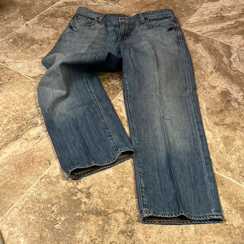 Ralph Lauren Kelly Cropped Distressed Jeans
